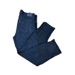 Levi 559 Men's Black Straight‎ Jeans Size 42x32 ( Now31)